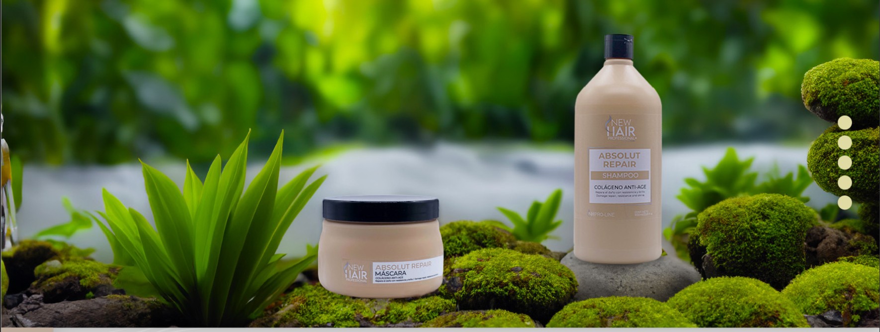 Línea Absolut Repair de Ecos Lab — envases con marca