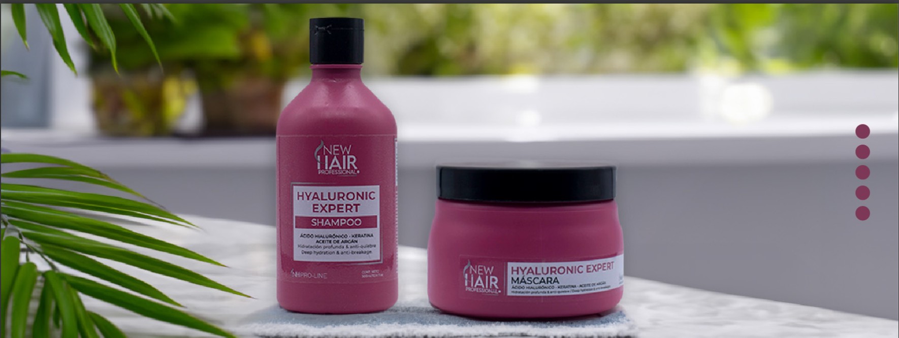 Línea Hyaluronic Expert de Ecos Lab — envases con marca